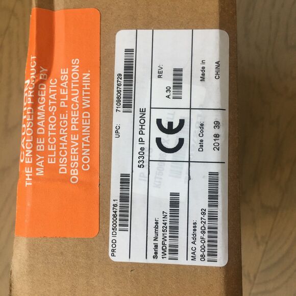 Mitel 5330e IP Phone Enhanced Gigabit 50006476 BACKLIT Display POE - New - Picture 6 of 8